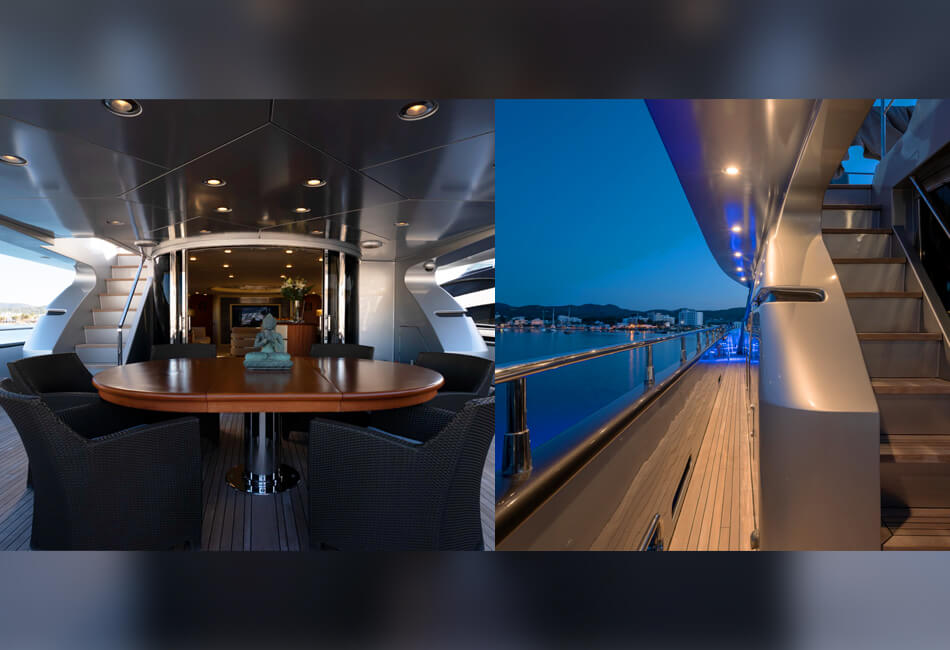 Yacht de luxe Azimut Jumbo de 100 pieds 
