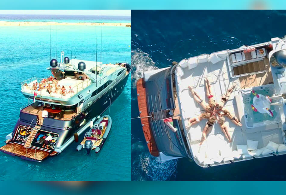 Yacht de luxe Azimut Jumbo de 100 pieds 