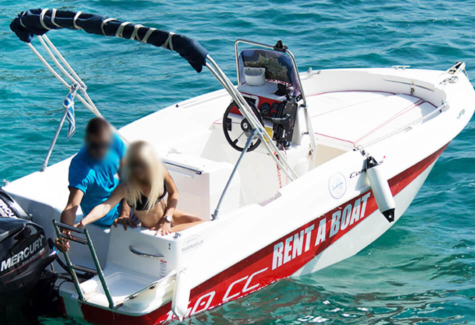 14.9 ft Busolă 150cc Barcă cu motor Sundeck