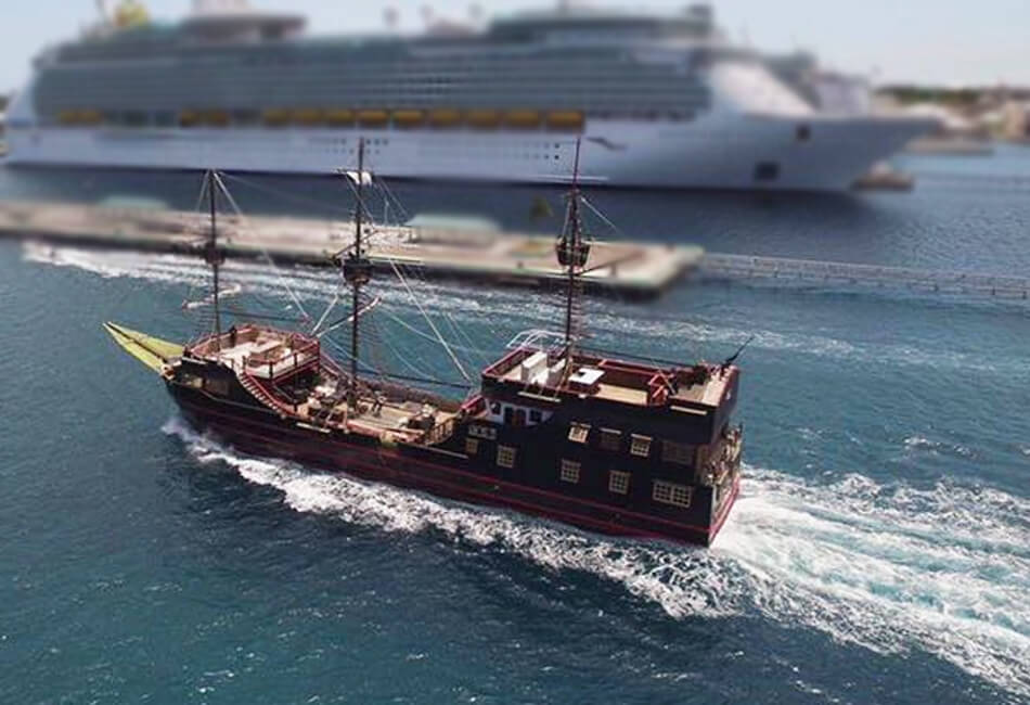 140 футов пиратский корабль 