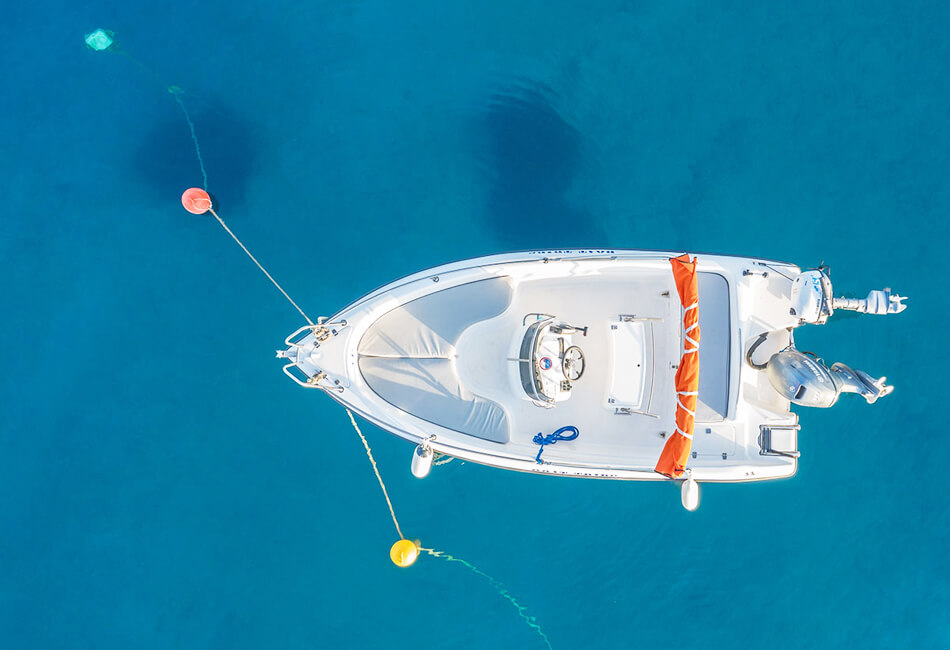 15,7 ft Poseidon 480 ccm motorový čln 
