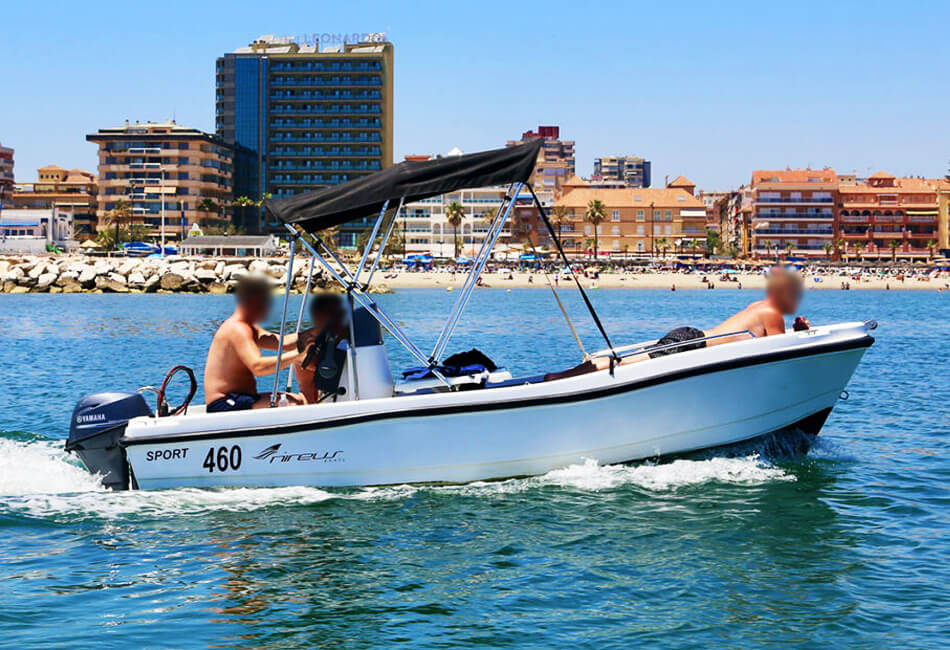 15 Ft NIREUS 460 Mini motorówka BEZ LICENCJI