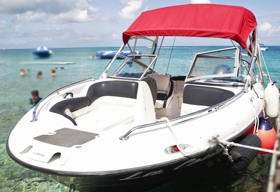 21 ft luxe Yamaha speedboot 