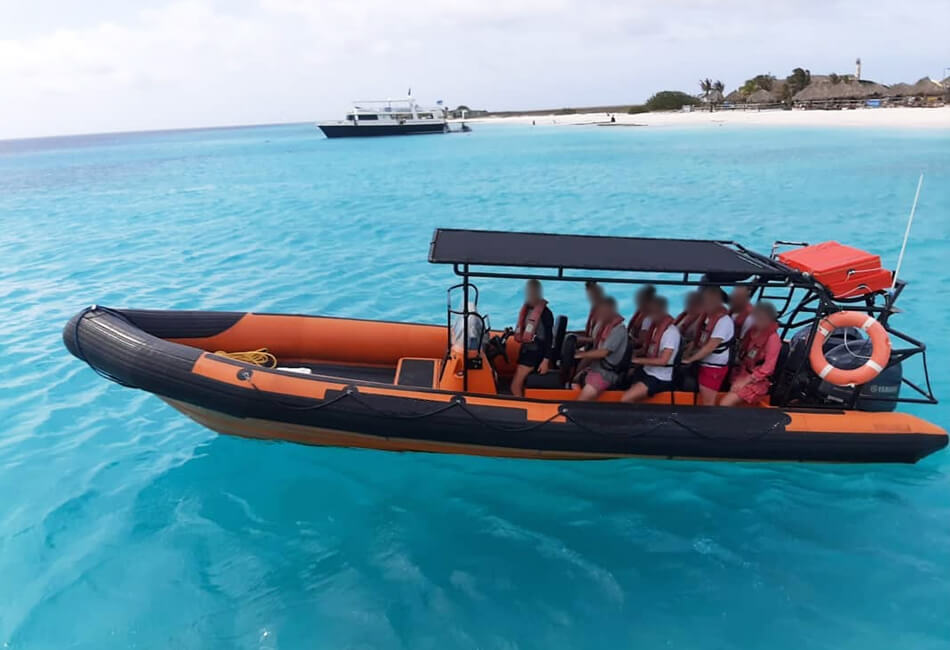 Barca a motore RIB da 25 piedi 