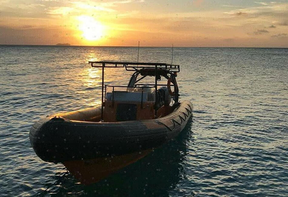 25-stopowa łódź motorowa RIB 