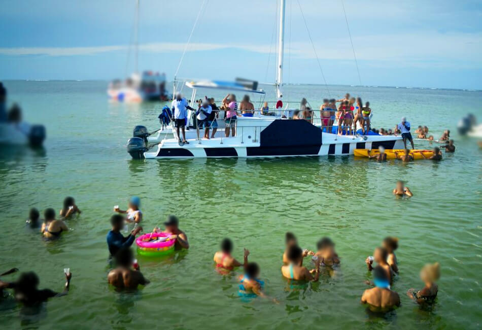 Catamaran de putere de 32 ft Barcă de petrecere