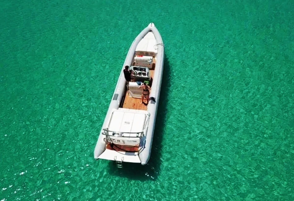 Королевская надувная лодка Cobra длиной 34,8 фута 