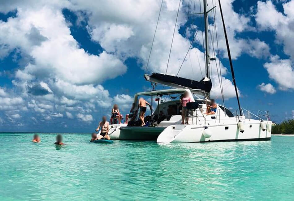 Catamaran de lux de 38 ft 