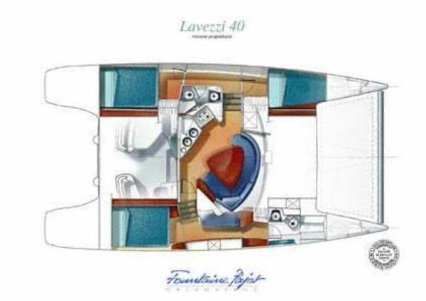 Catamaran de croisière Lavezzi de 42 pieds 