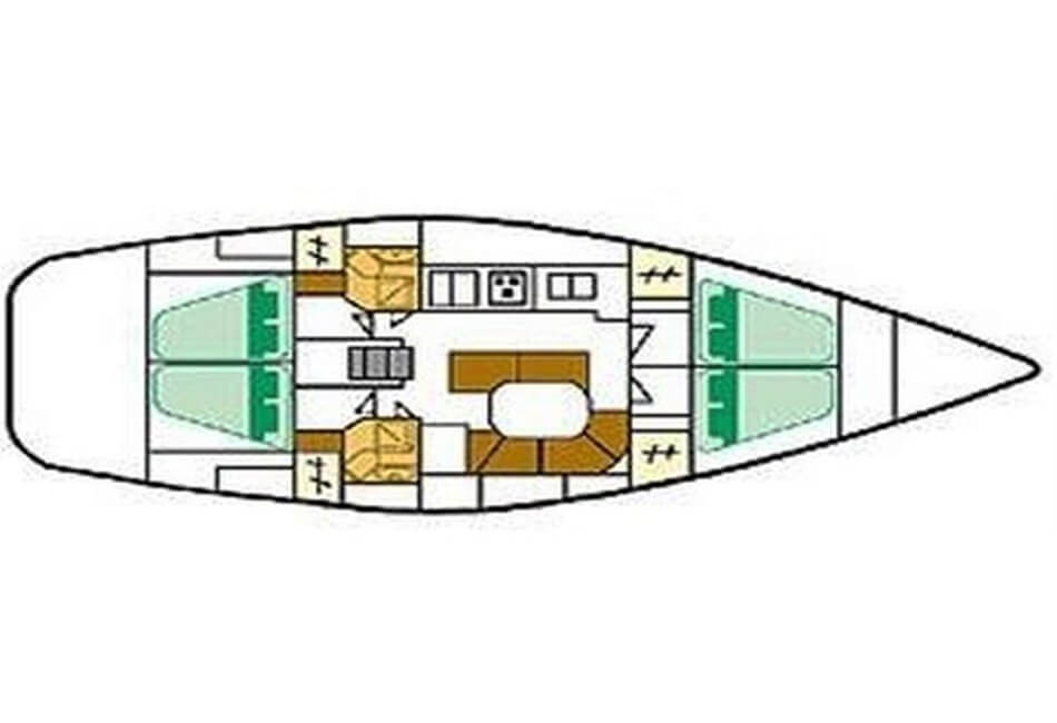44.9 Ft Beneteau Oceanis 461 XP-2000