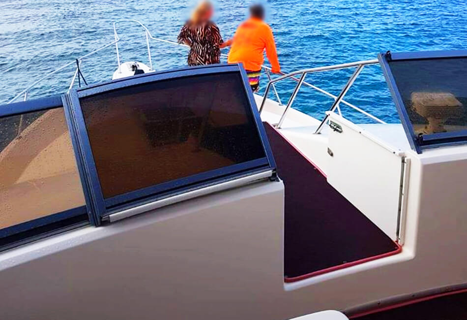 Yacht à moteur de luxe de 44 pieds 