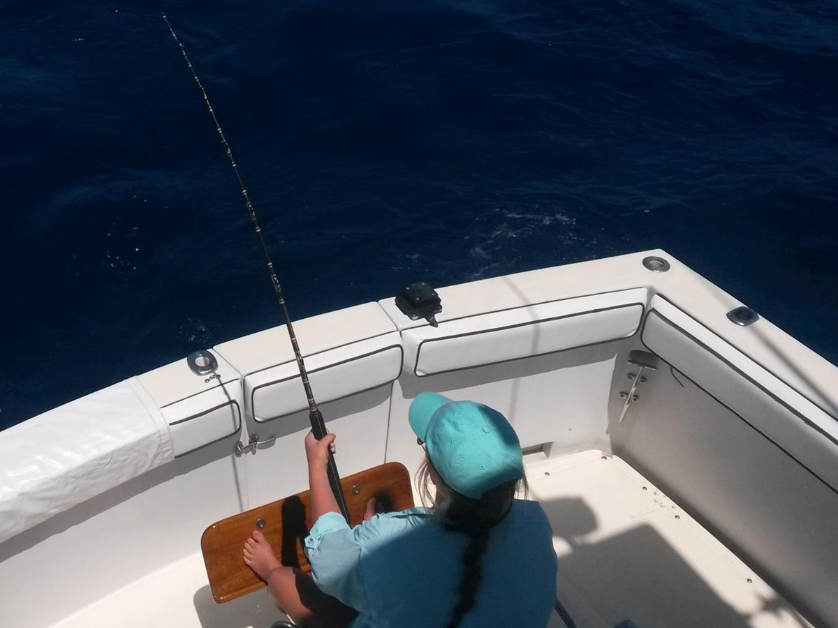 Pescador esportivo personalizado de 45 pés 