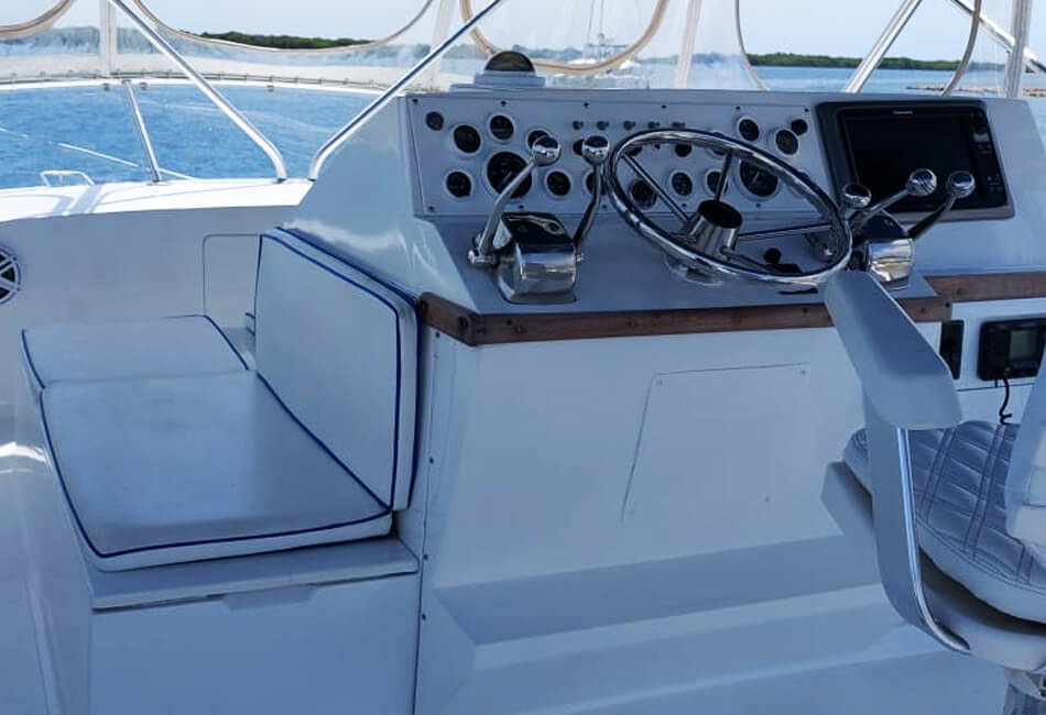 Barcă cu motor de lux de 45 ft 