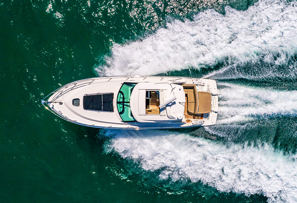 45 ft Searay Sundancer luxe motorjacht 