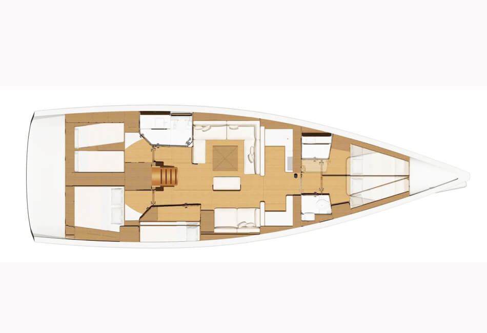 49.9 Ft Dufour 520GL sailboat CRBN-2019