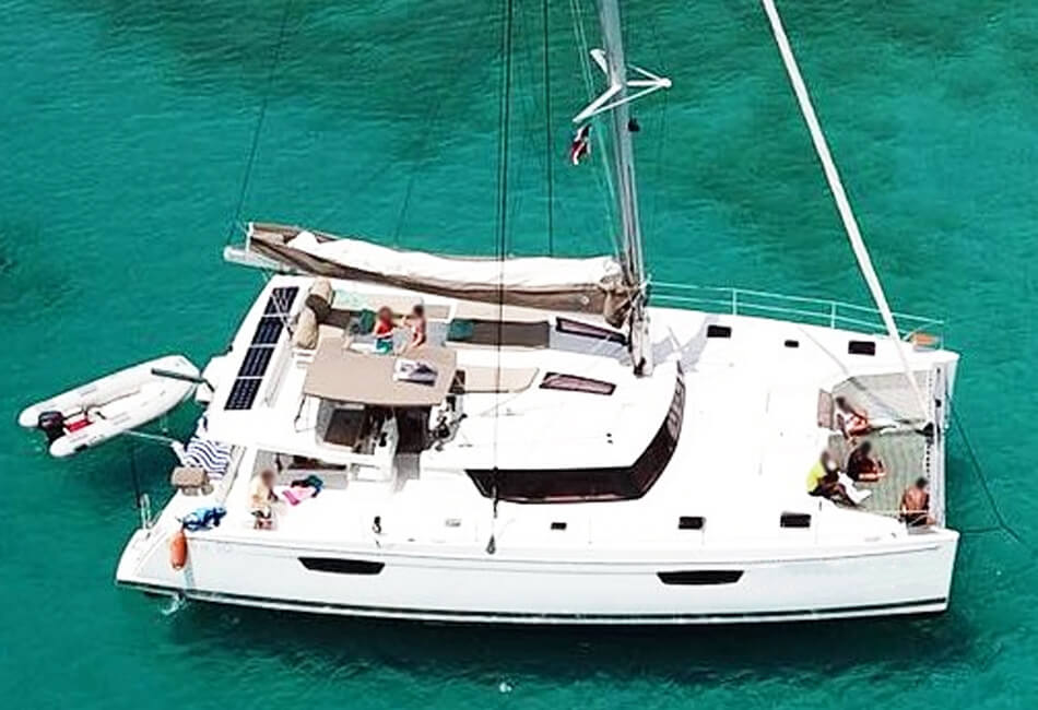 Catamaran de luxe de 50 pieds 