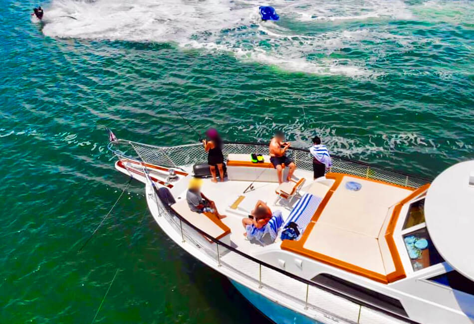 60 ft Hatteras luxe jacht 