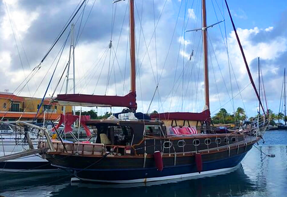 Drevený autentický turecký gulet 60 Ft 