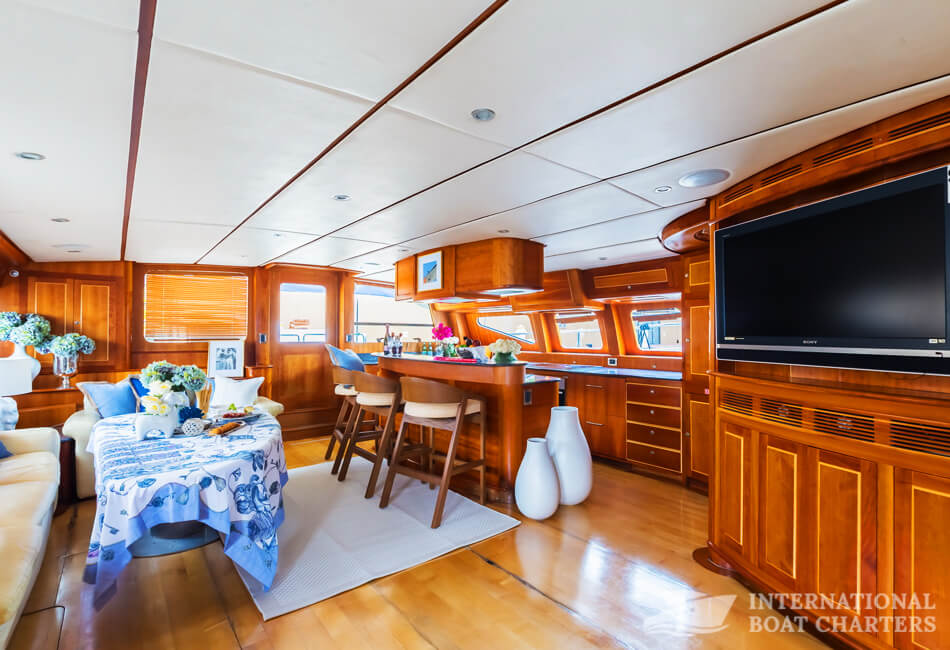 Catamaran à moteur audacieux de luxe VIP de 74 pieds 