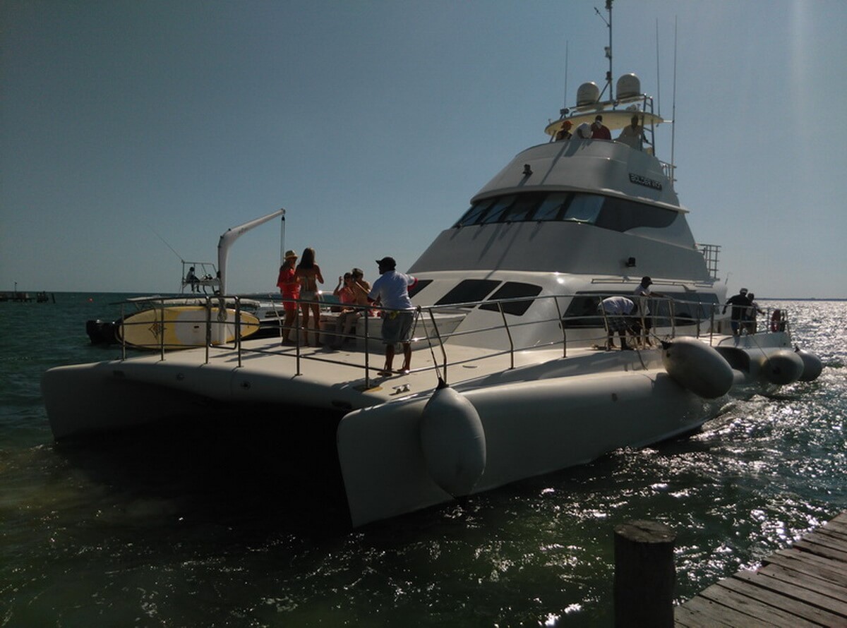 Catamarán a motor de lujo VIP de 74 pies 