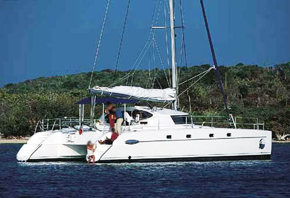 42.7 kaki Belize 43 Catamaran Mewah 
