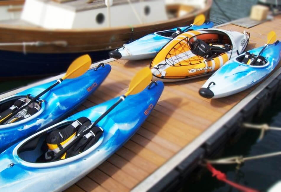 Kayaks individuales y dobles 