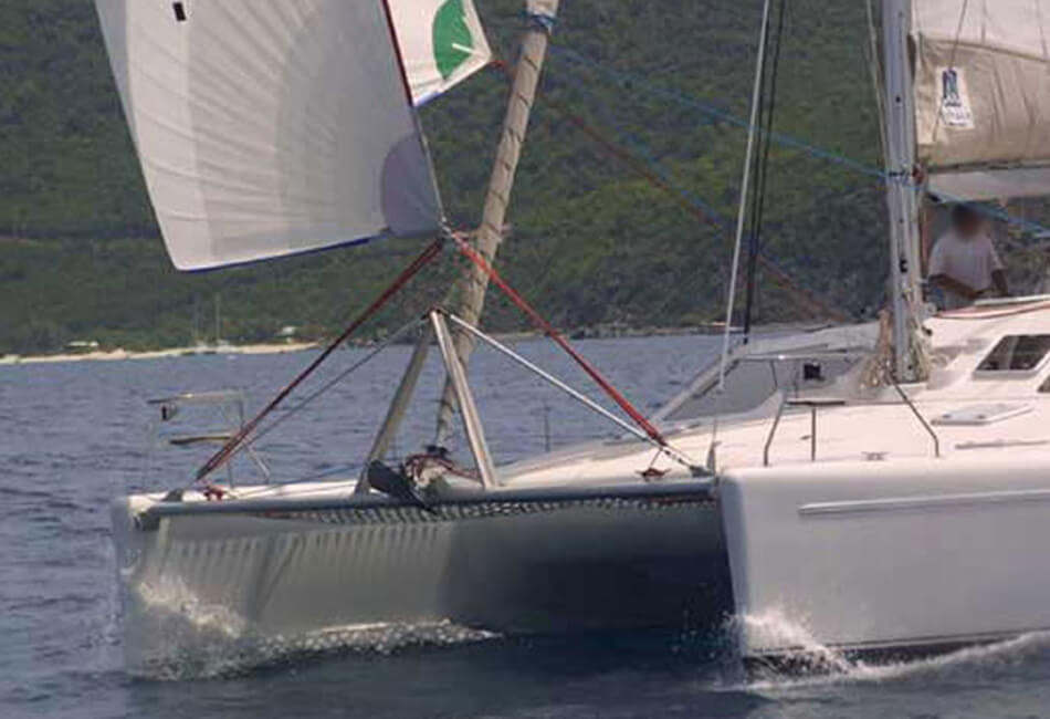 43.6 ฟุต Voyage 440-R Catamaran 